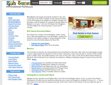 Tablet Screenshot of kohsamui-hotel.com